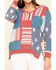 Image #4 - Tasha Polizzi Women's Flag Patch Pullover, Multi, hi-res