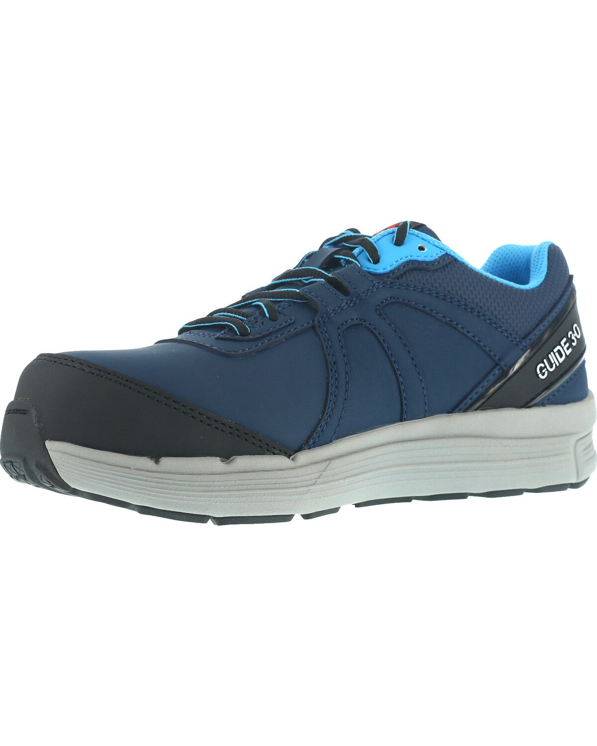 Image #2 - Reebok Women's Guide Athletic Oxford Work Shoes - Steel Toe, Navy, hi-res