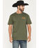 Image #2 - Seager Men's America's Choice Short Sleeve Graphic T-Shirt, Green, hi-res