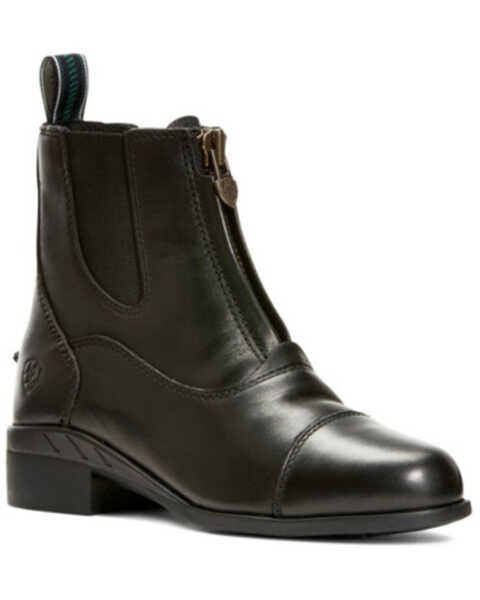 Image #1 - Ariat Girls' Devon IV Paddock Riding Boots - Medium Toe , Black, hi-res