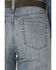 Image #4 - Cinch Women's Tatum Medium Wash High Rise Easy Fit Trouser Jeans, Indigo, hi-res