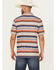 Image #4 - Hooey Men's San Juan Serape Stripe Print Short Sleeve Button-Down Polo Shirt, Multi, hi-res