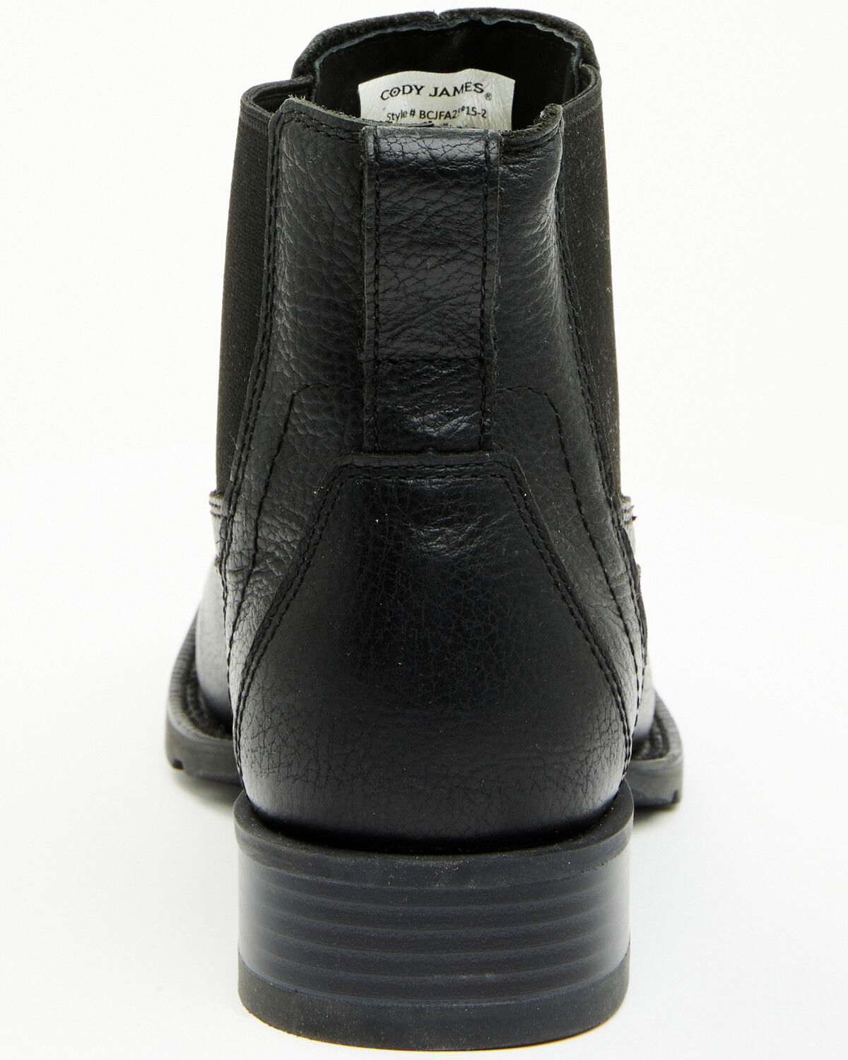 Image #5 - Cody James Men's Ranger Chelsea Boots - Broad Square Toe, Black, hi-res