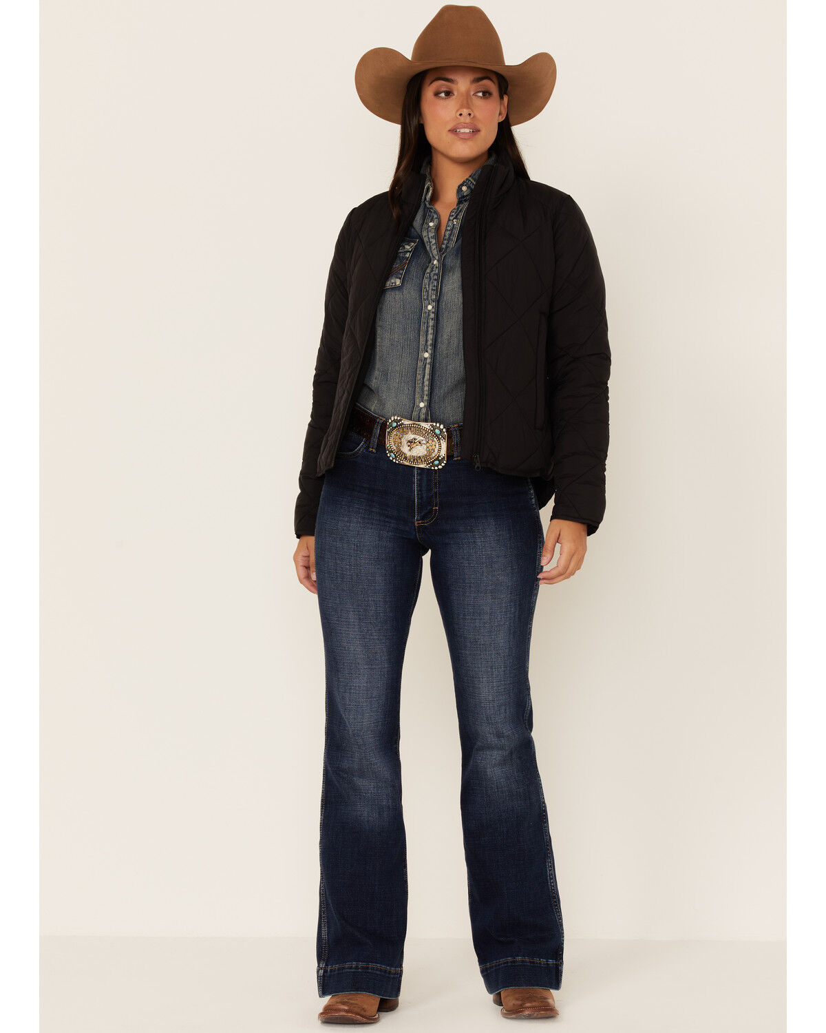 Image #2 - Shyanne Women's Quilted Zip Jacket, , hi-res