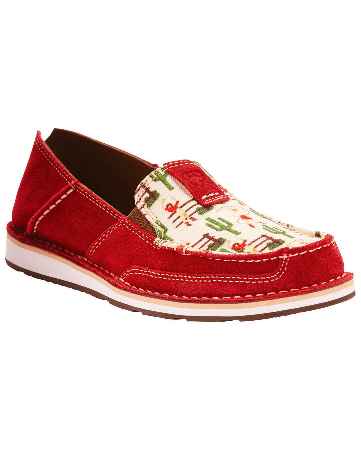 Ariat Women S Vintage Cowgirl Print Cruiser Slip On Shoes Moc