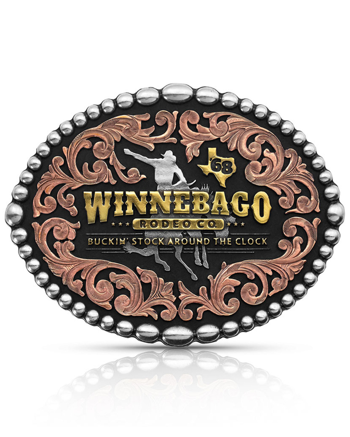 Montana Silversmiths Men's Dale Brisby Winnebago Rodeo Buckle