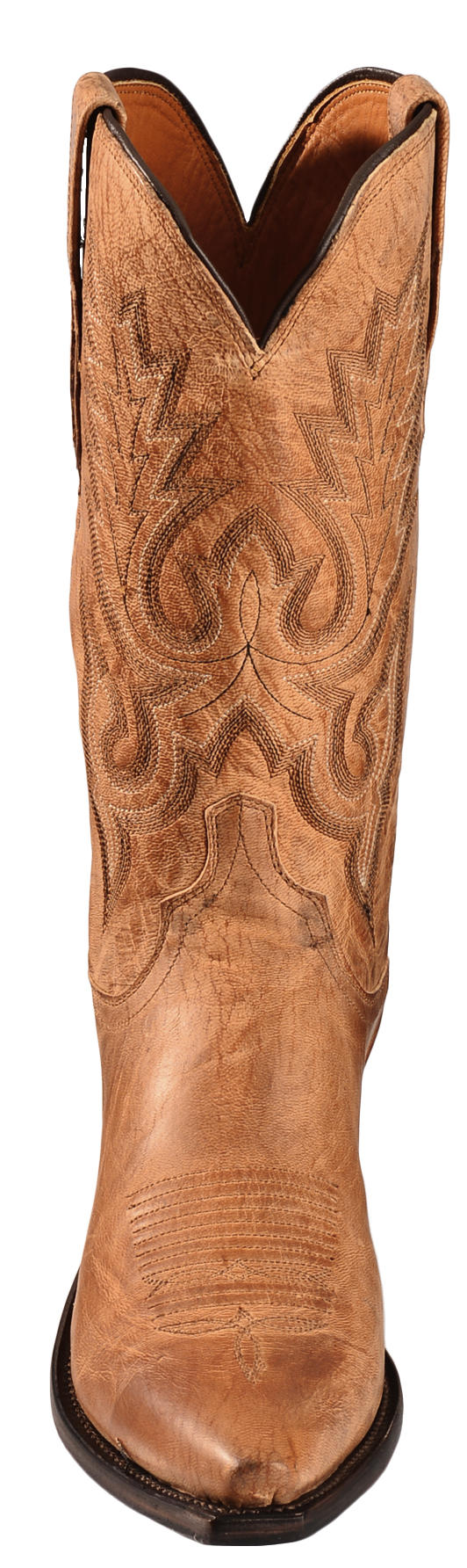 Lucchese Handmade 1883 Tan Mad Dog Goatskin Cowboy Boots - Snip Toe ...