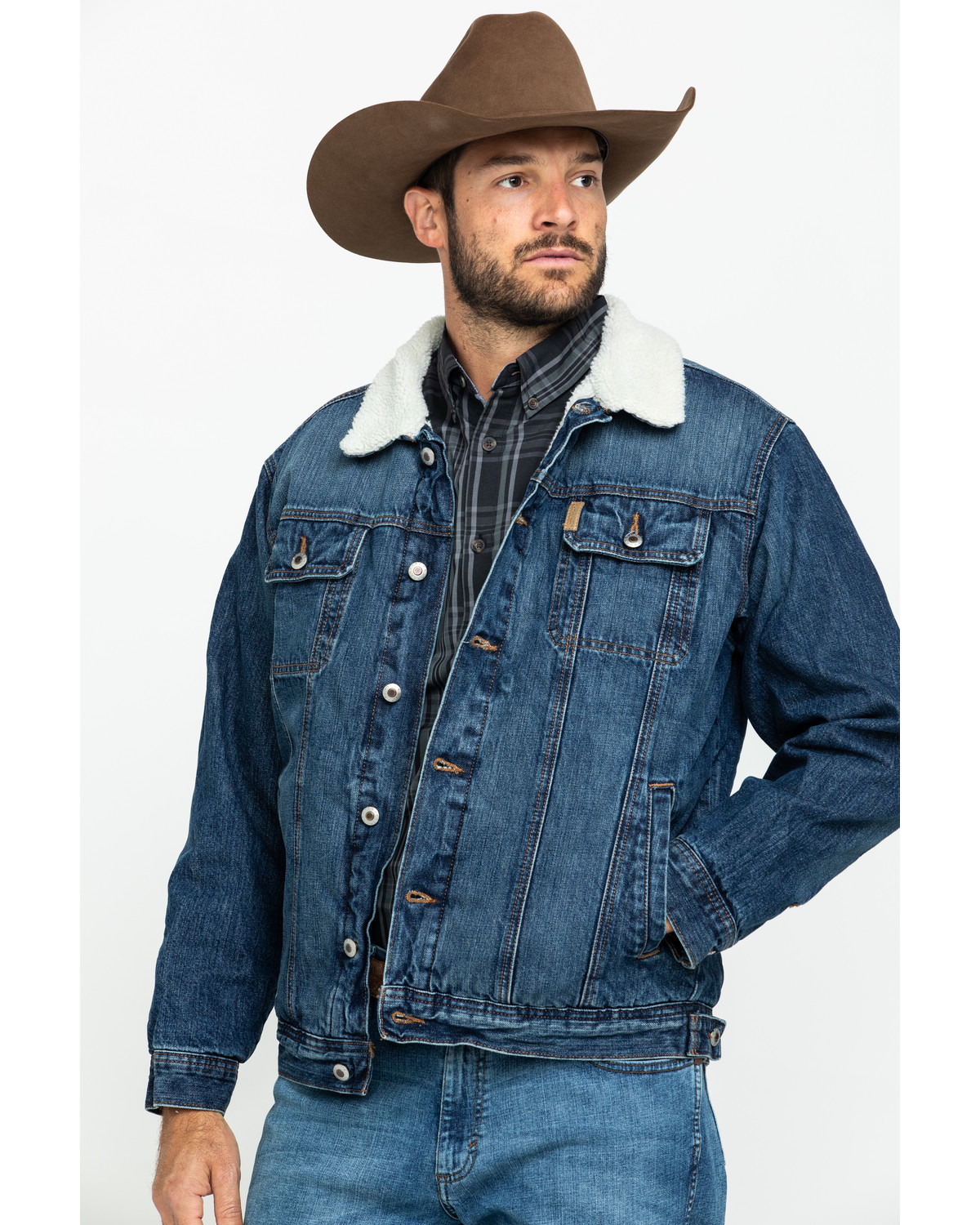 cinch concealed carry denim jacket