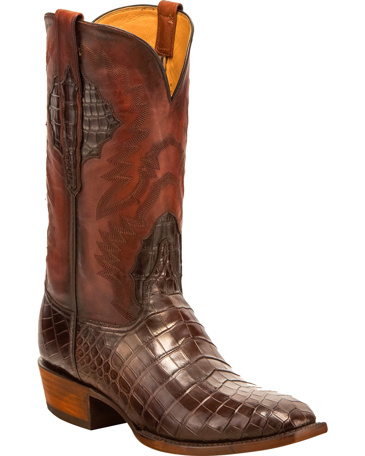 western croc boots