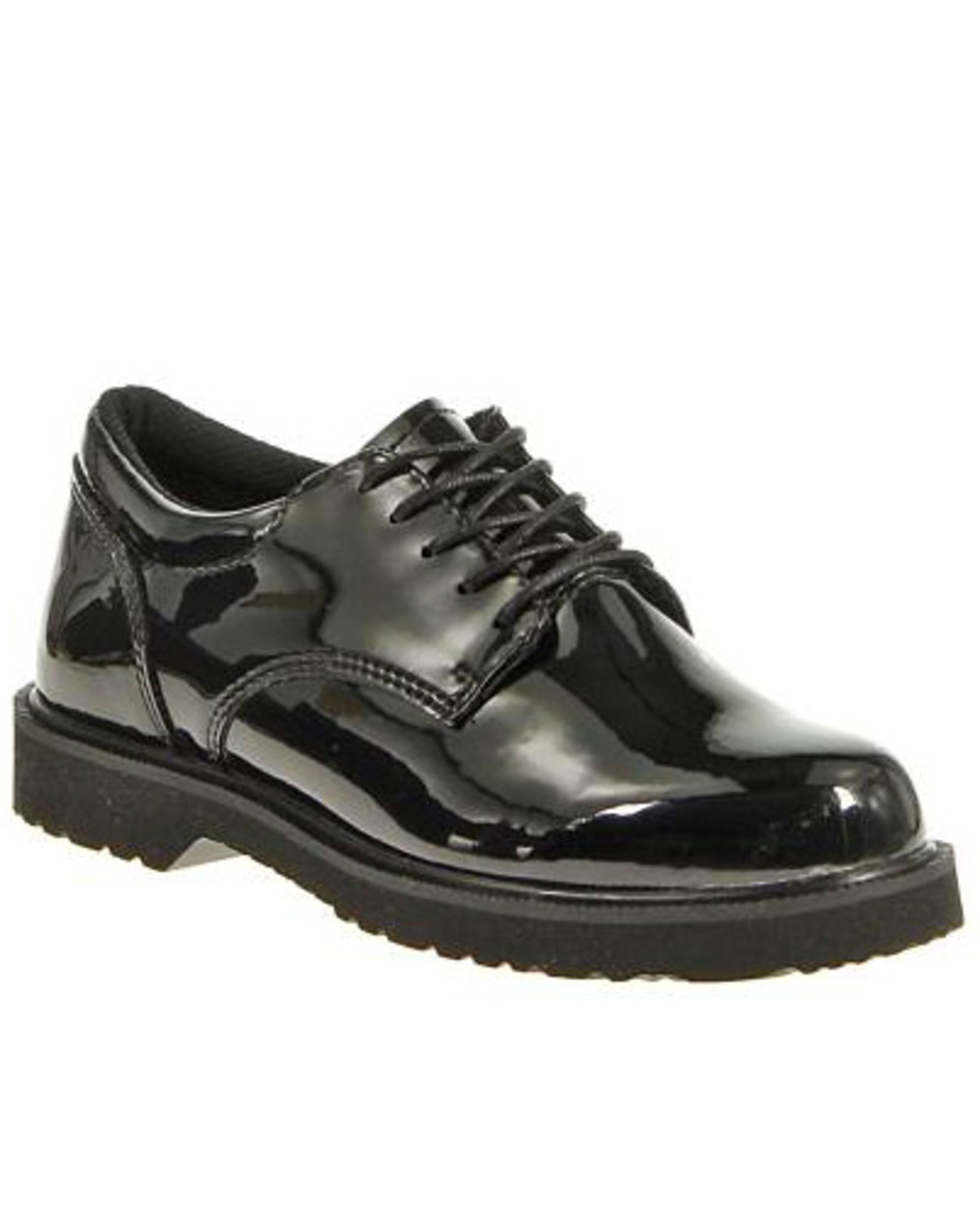 women's high gloss oxford shoes