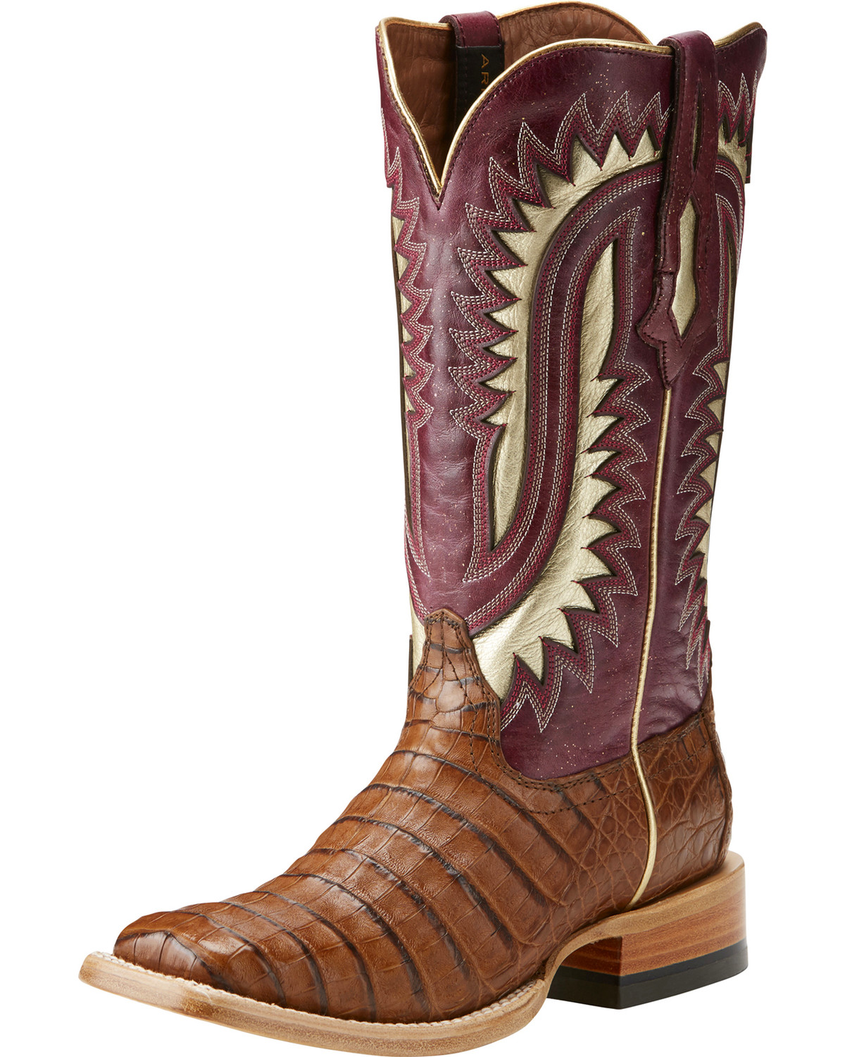 Ariat Women's Silverado Brown Caiman 