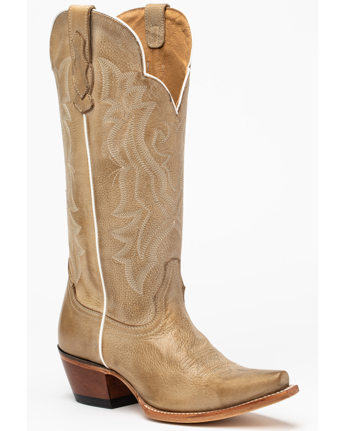 cream cowboy boots