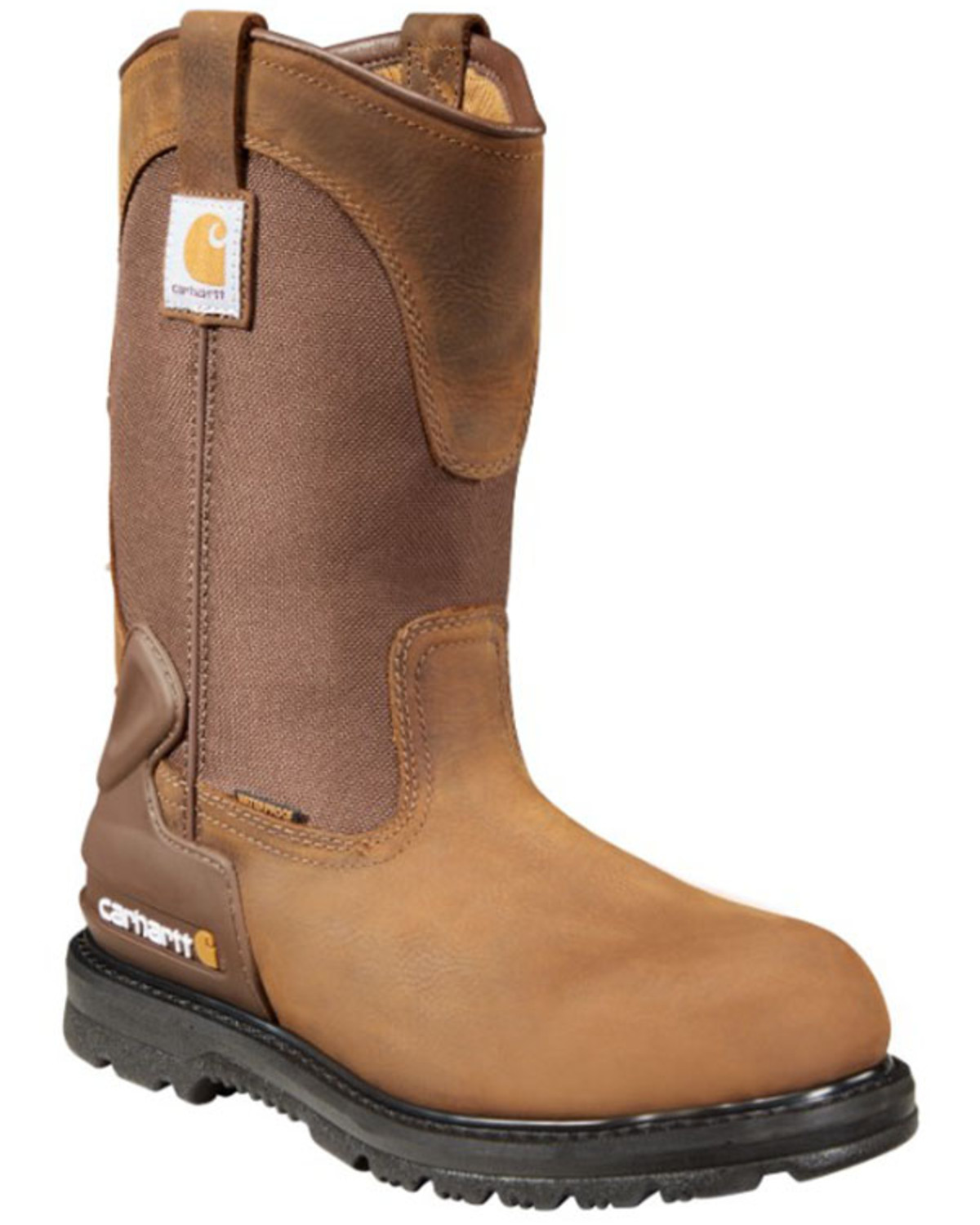 Carhartt Waterproof Wellington Pull-On Work Boots - Steel Toe | Sheplers