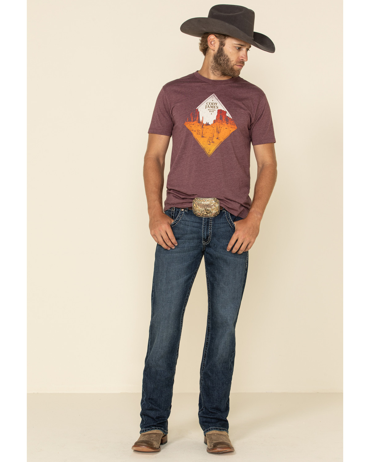 rock 47 denim slim boot