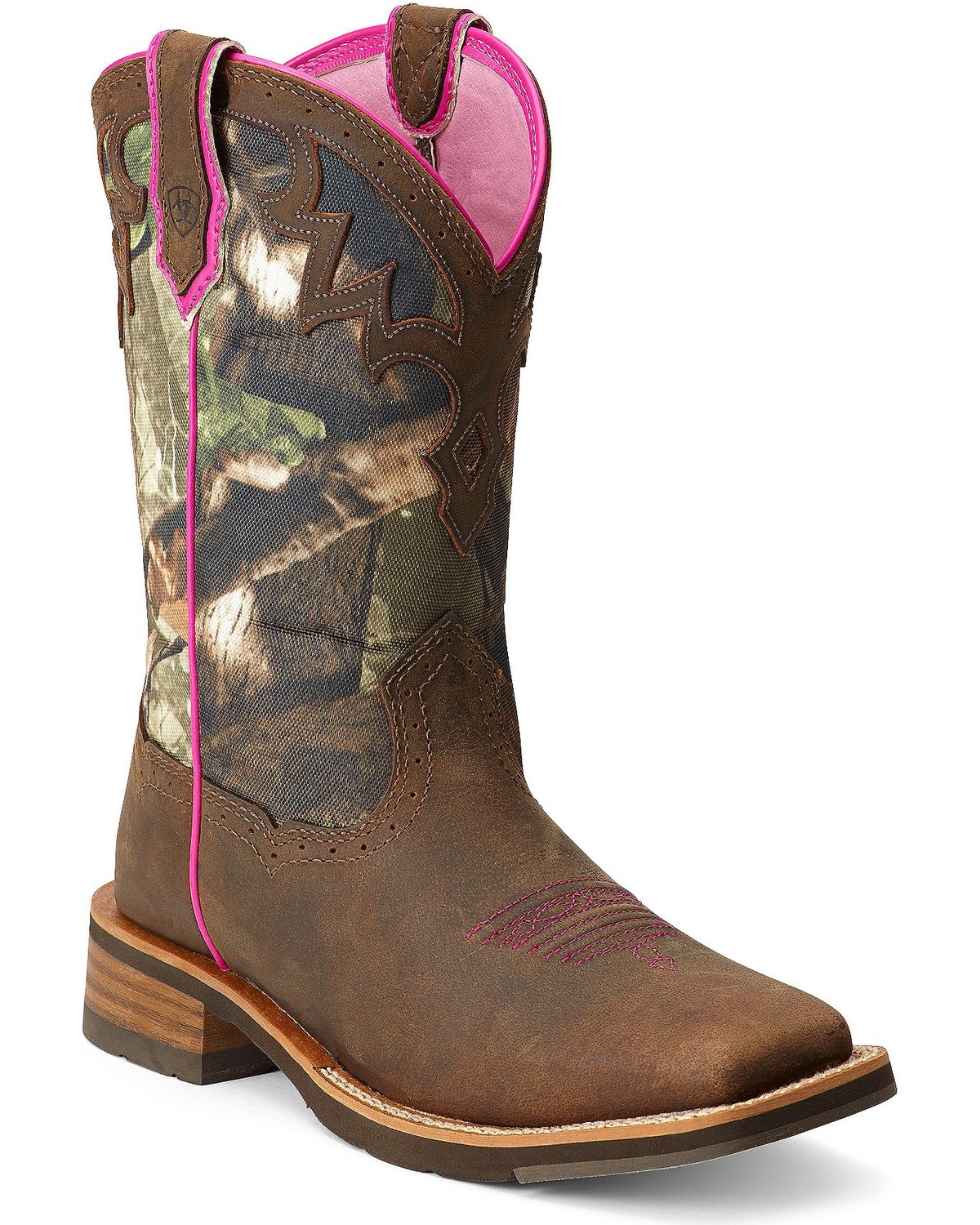 Ariat Unbridled Camo Cowgirl Boots - Square Toe | Sheplers