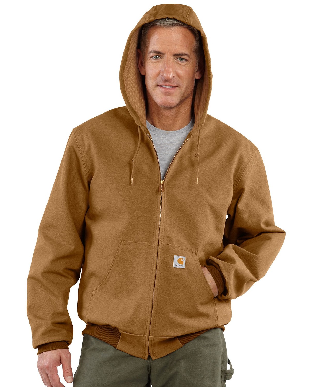 Carhartt Thermal Lined Canvas Hooded Jacket | Sheplers