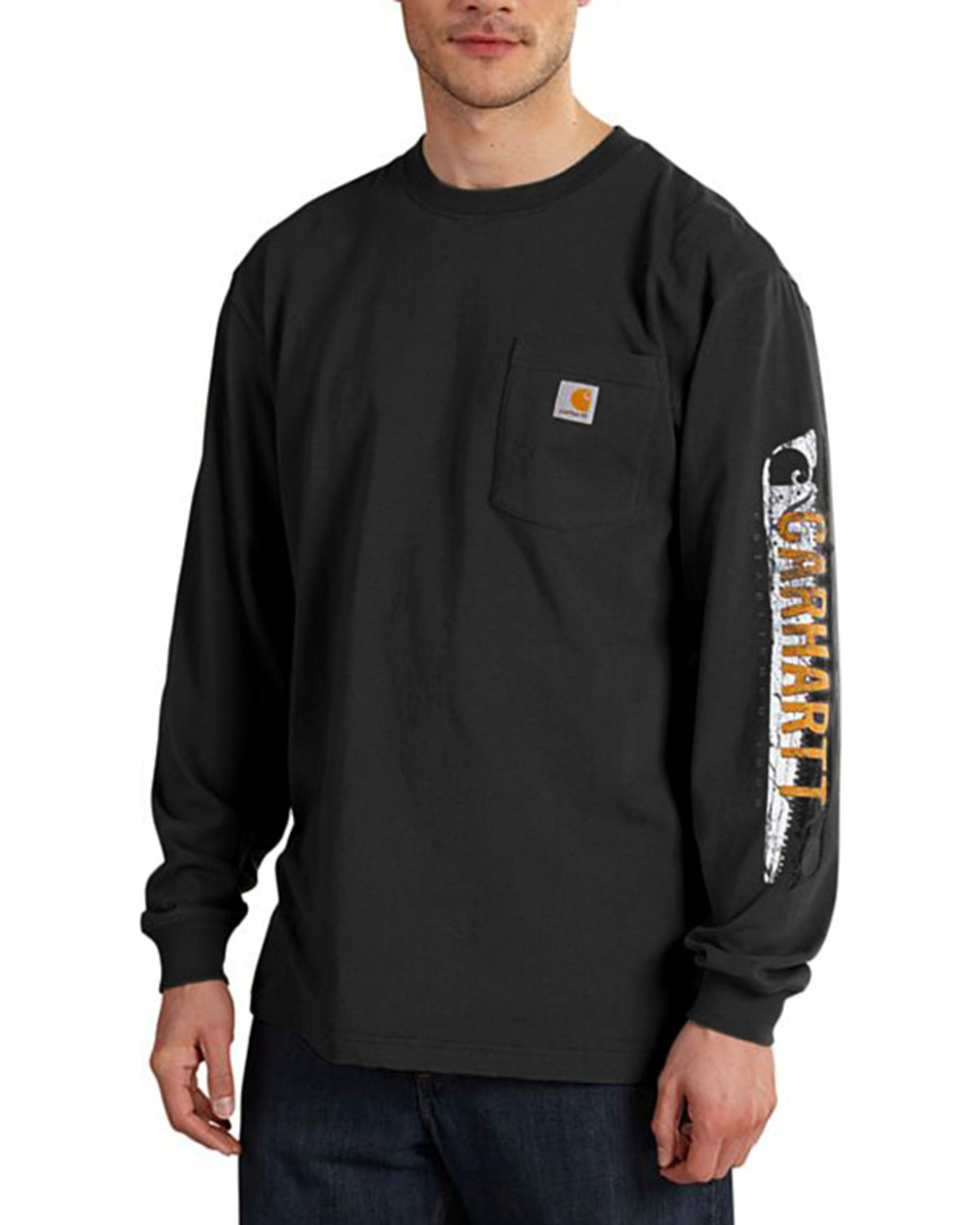 Carhartt Workwear Men's Saw Graphic Long Sleeve Work T-Shirt - Tall ...