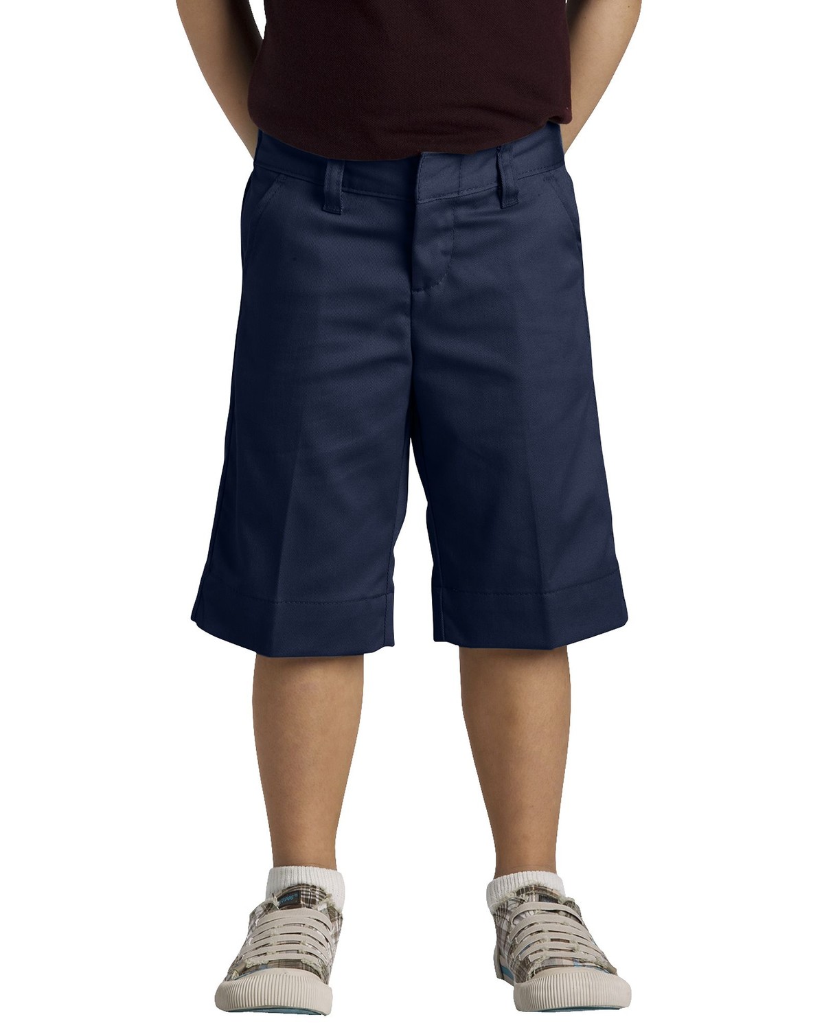 Dickies Girls Stretch Bermuda Shorts 16 20 Sheplers