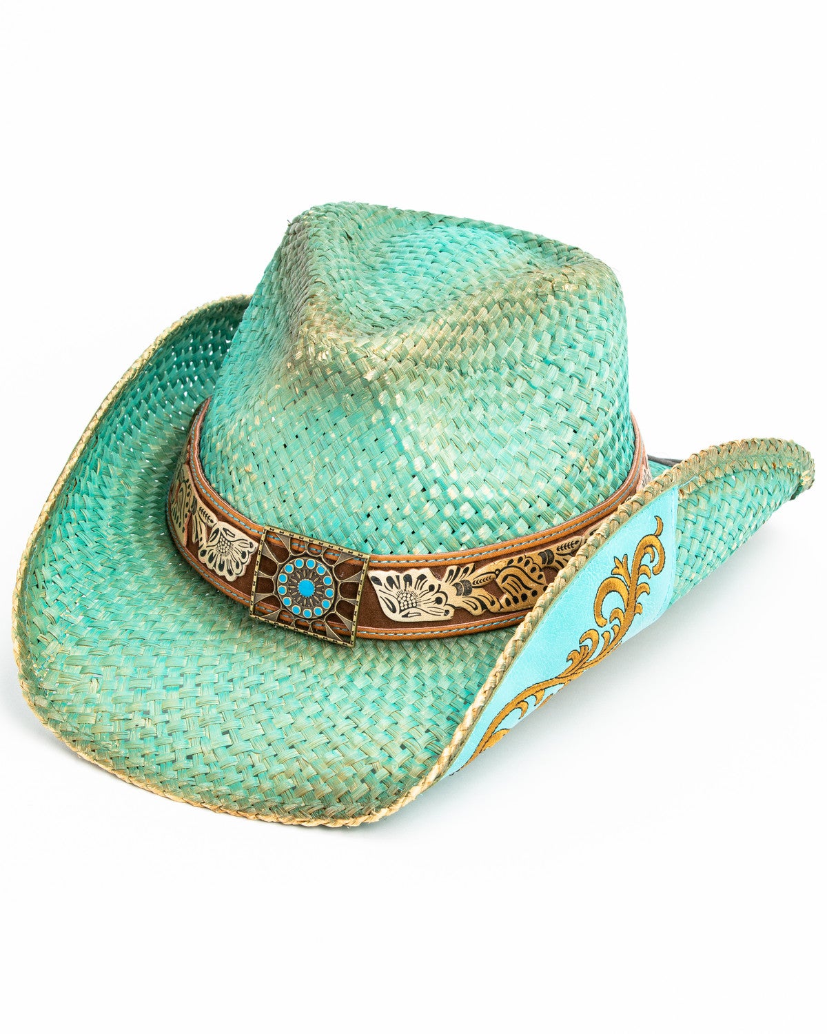 Cactus Flower Western Straw Hat | Sheplers