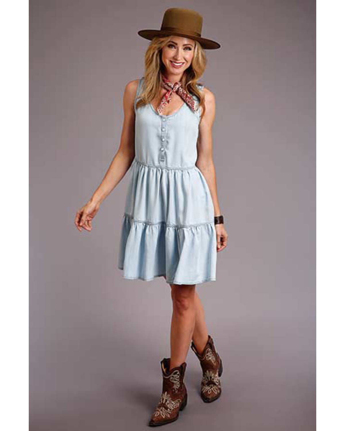 womens light blue dress
