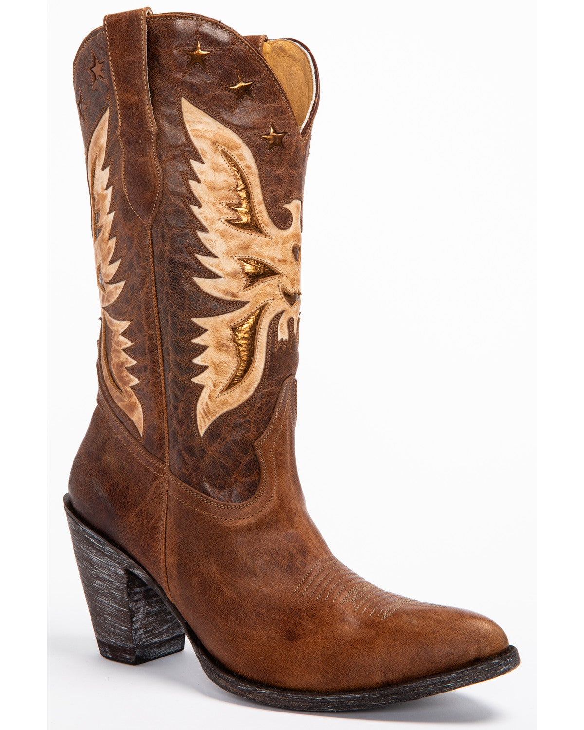 western pointed boots
