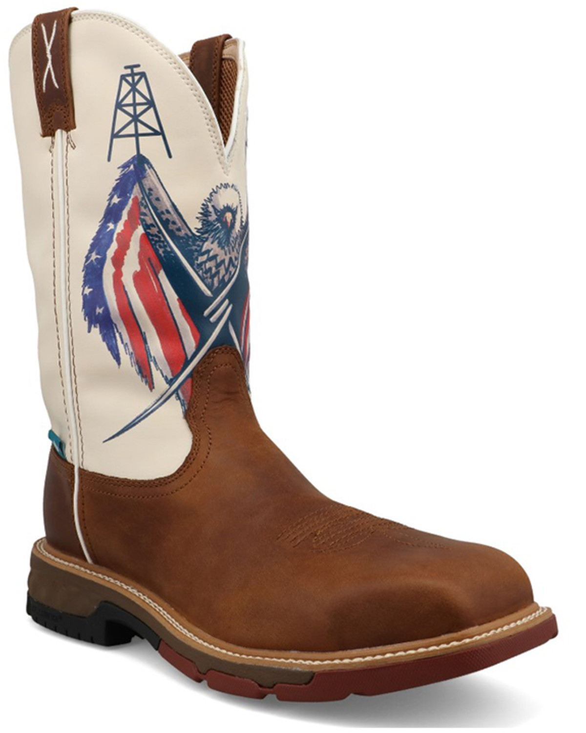 Men's American Flag Cowboy Boots