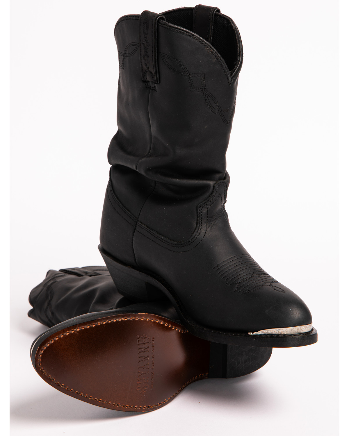 Shyanne Women's Black Slouch Cowgirl Boots - Medium Toe | Sheplers