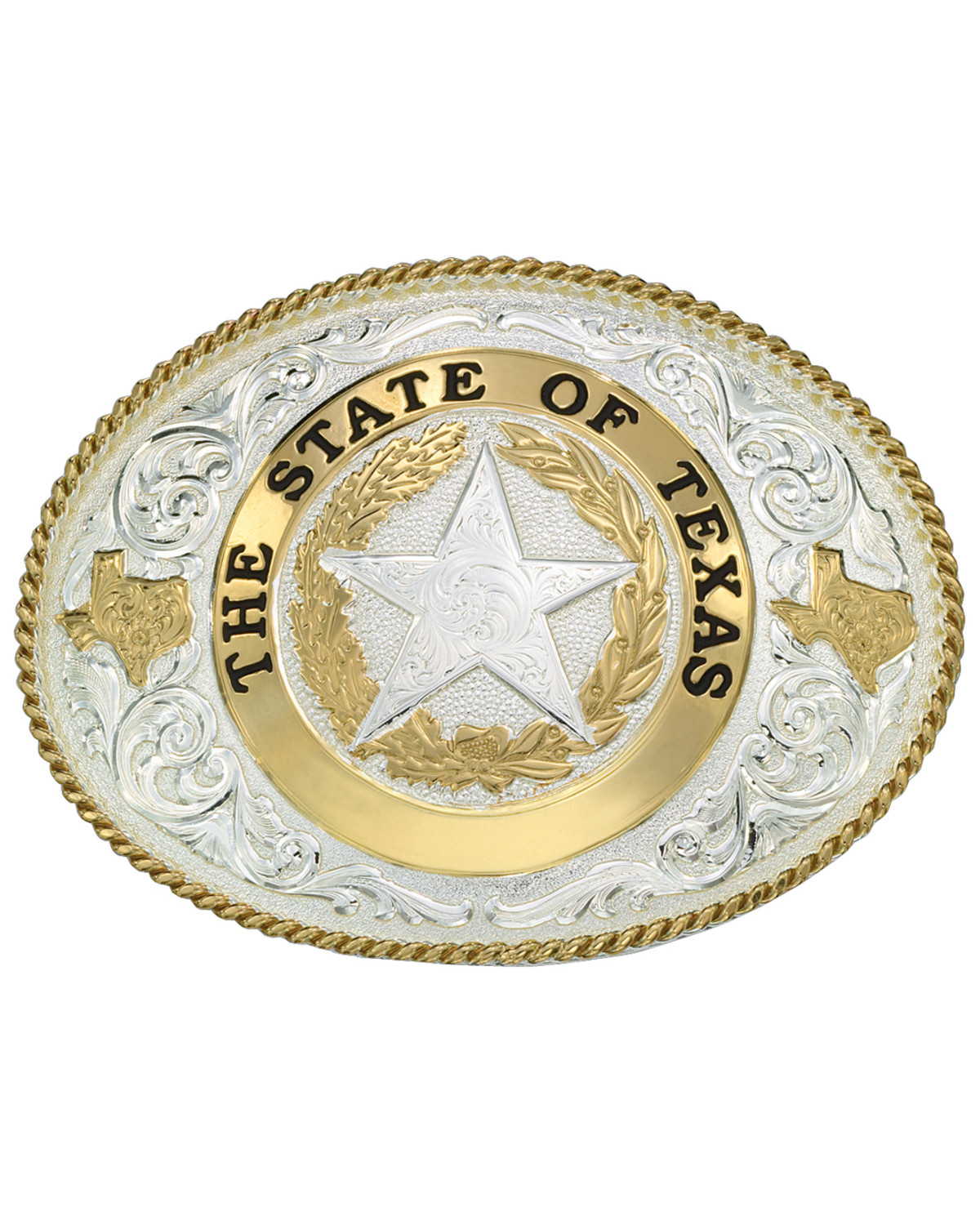 Montana Silversmiths State of Texas Star Seal Western Belt Buckle | Sheplers