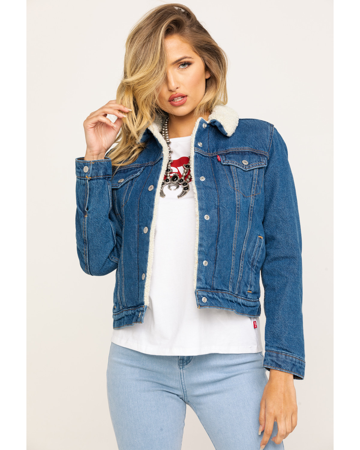 trucker jacket levi womens