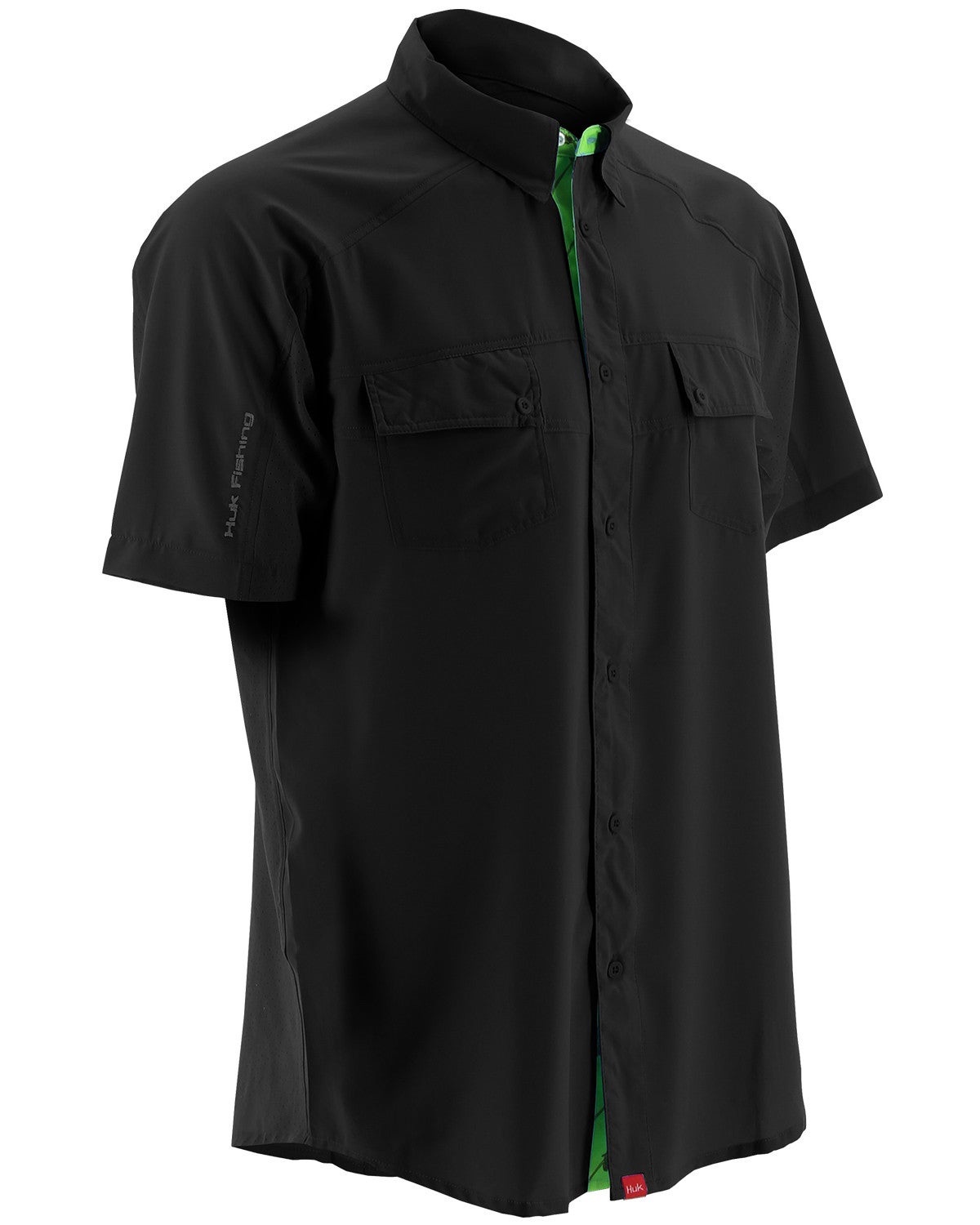 Huk Performance Fishing Men's Next Level Woven Short Sleeve Shirt