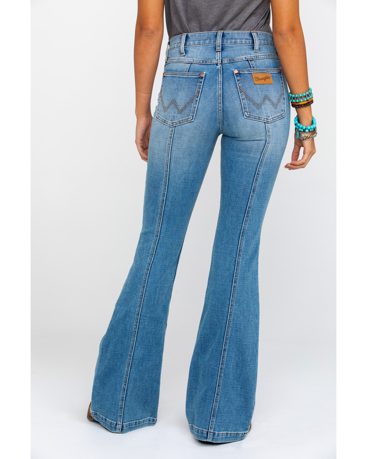 wrangler womens flare jeans