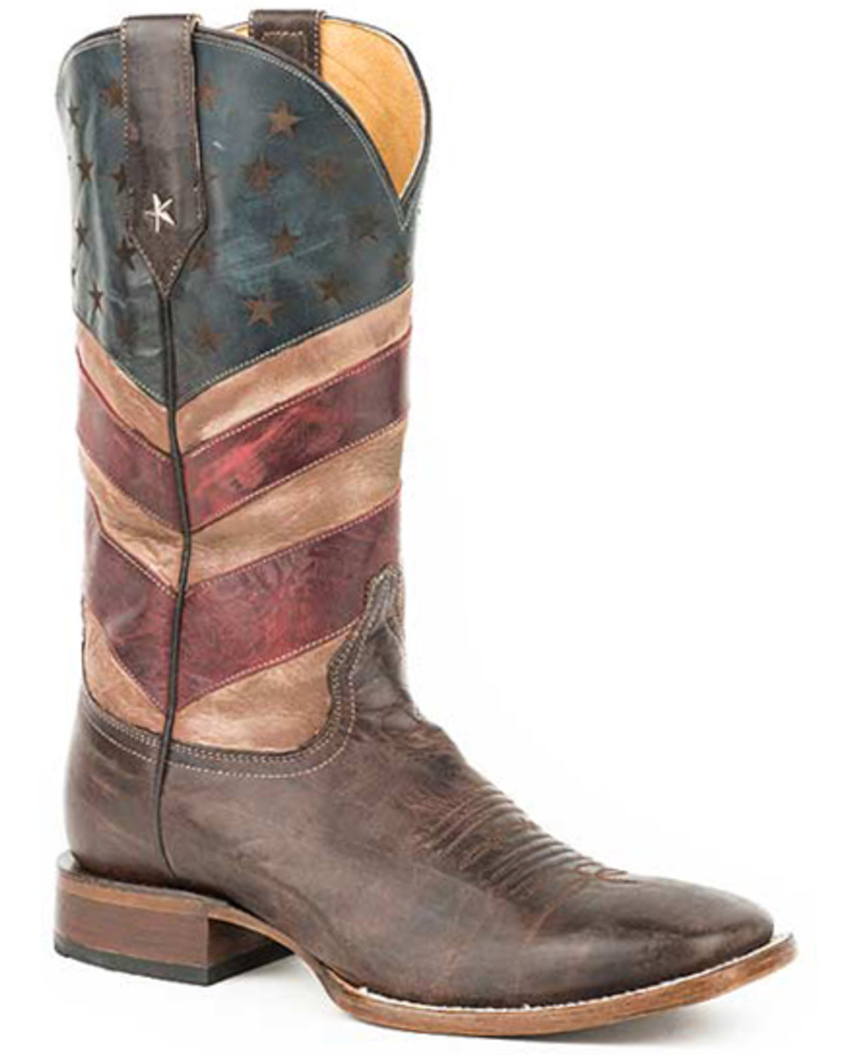 cheap mens square toe boots