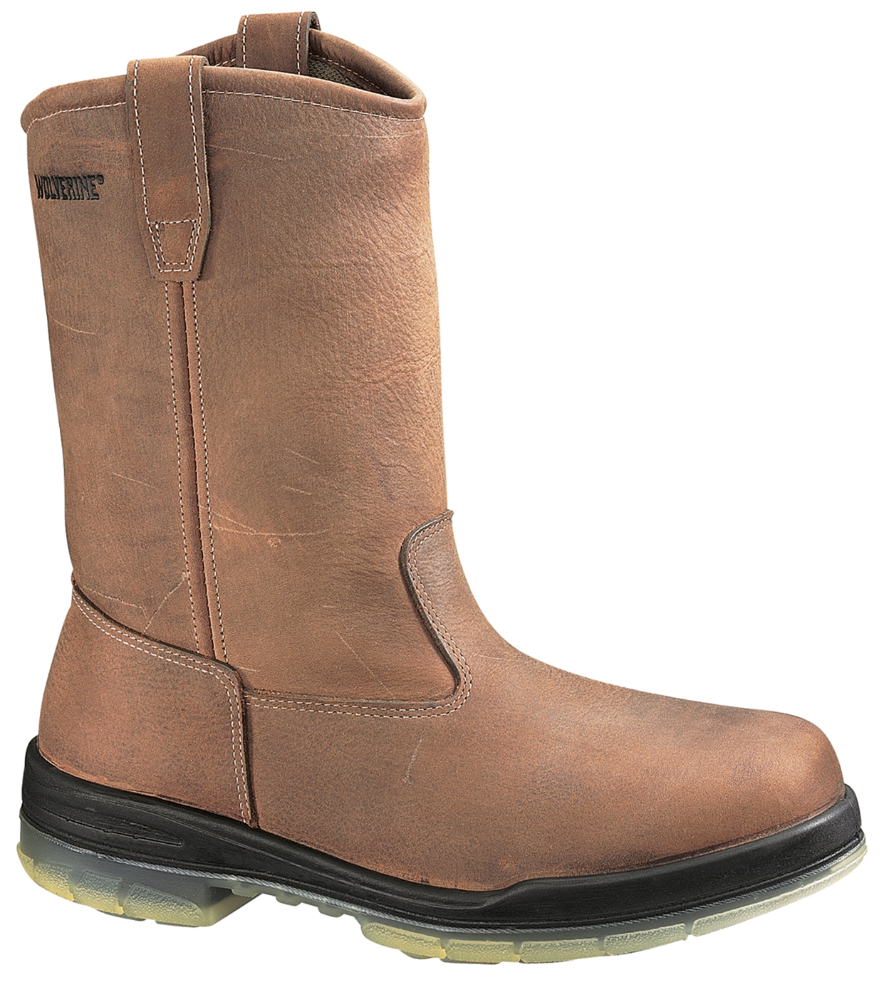 Insulated Waterproof Pull-On Work Boots 