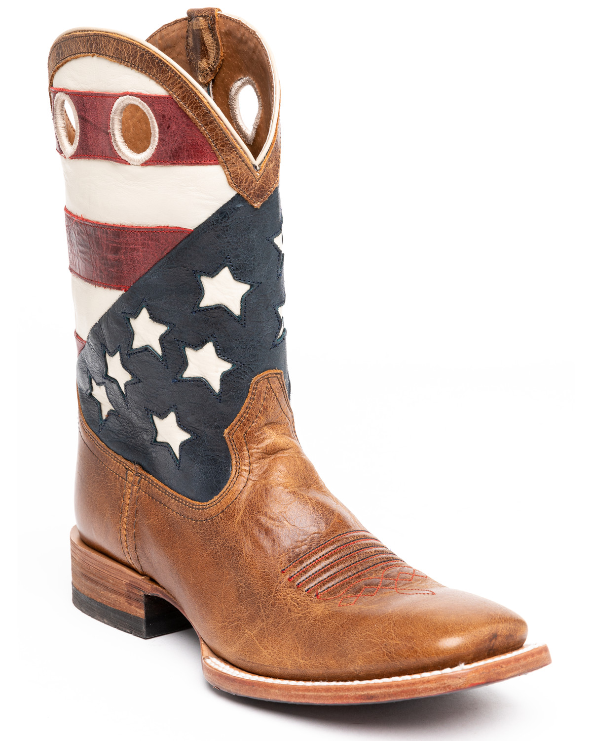 red white blue cowboy boots