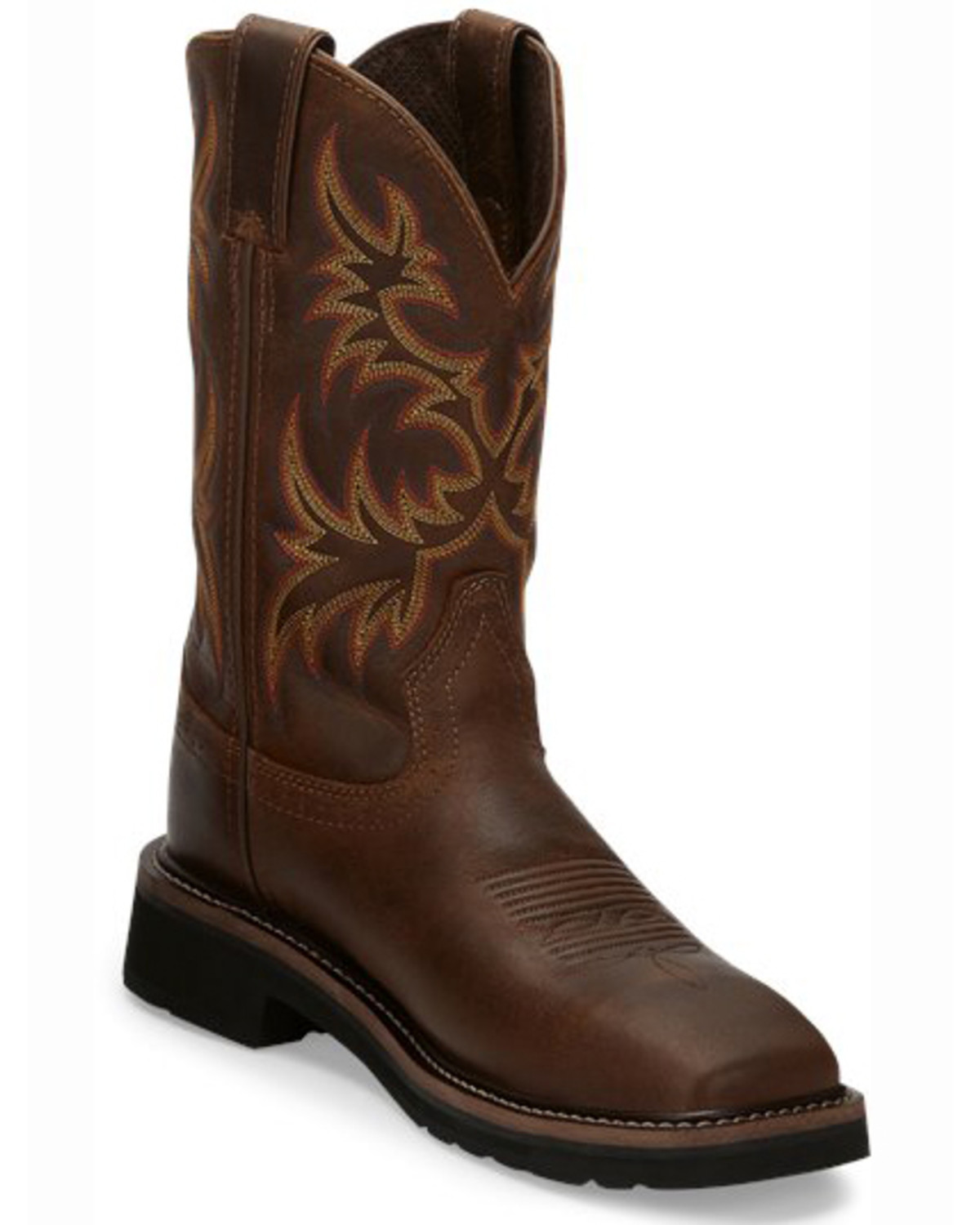 justin boots steel toe womens