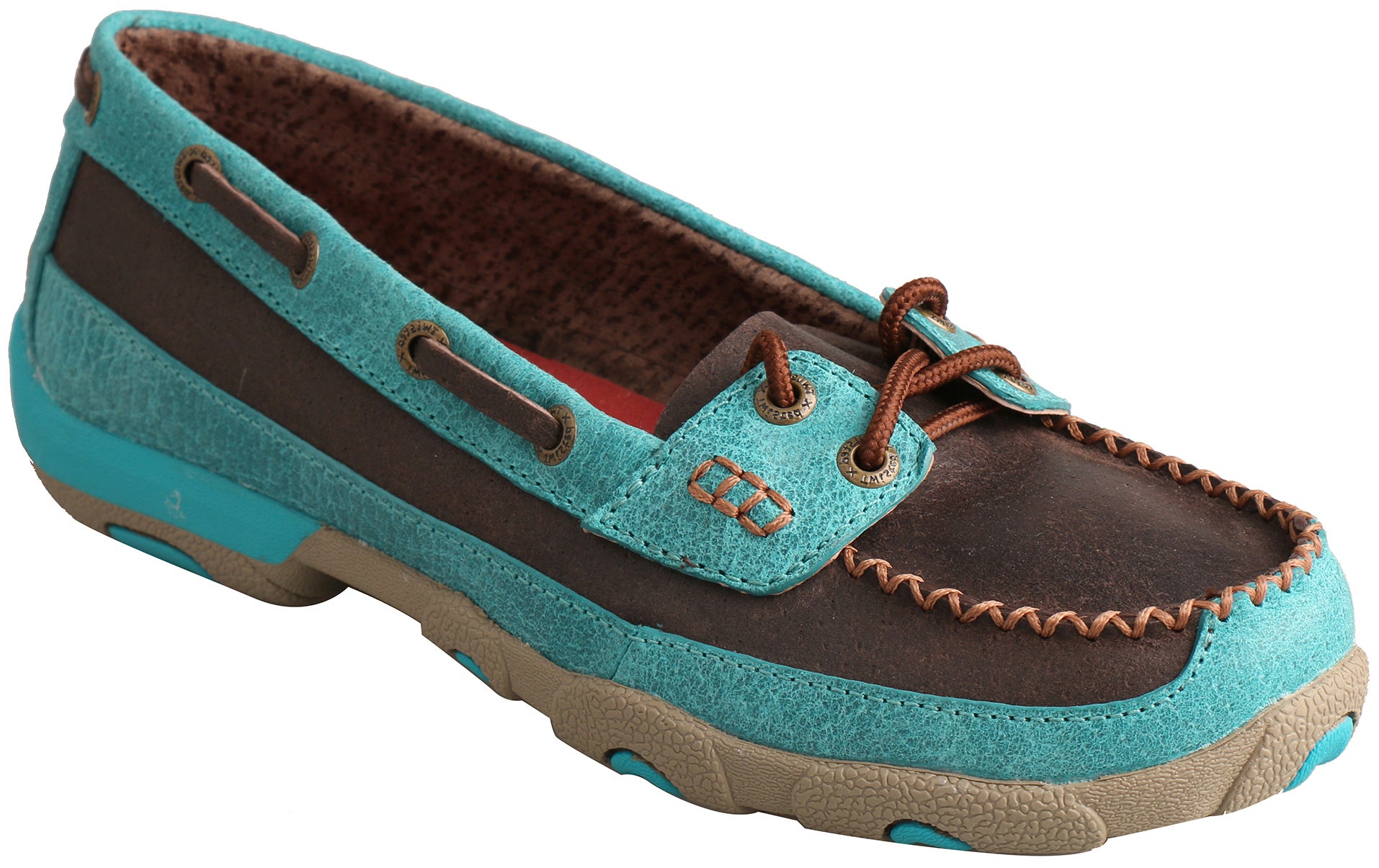 twisted x turquoise mocs