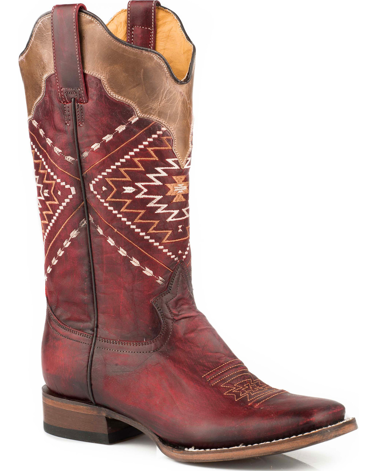 womens burgundy riding boots