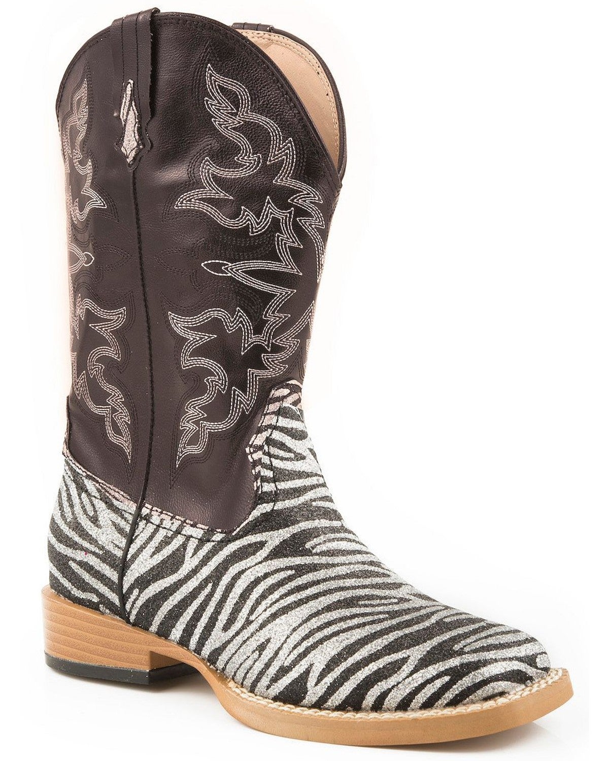zebra cowgirl boots