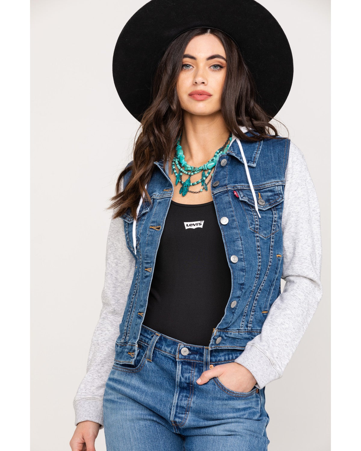 Levi's women's hybrid original trucker jackets Clearance
