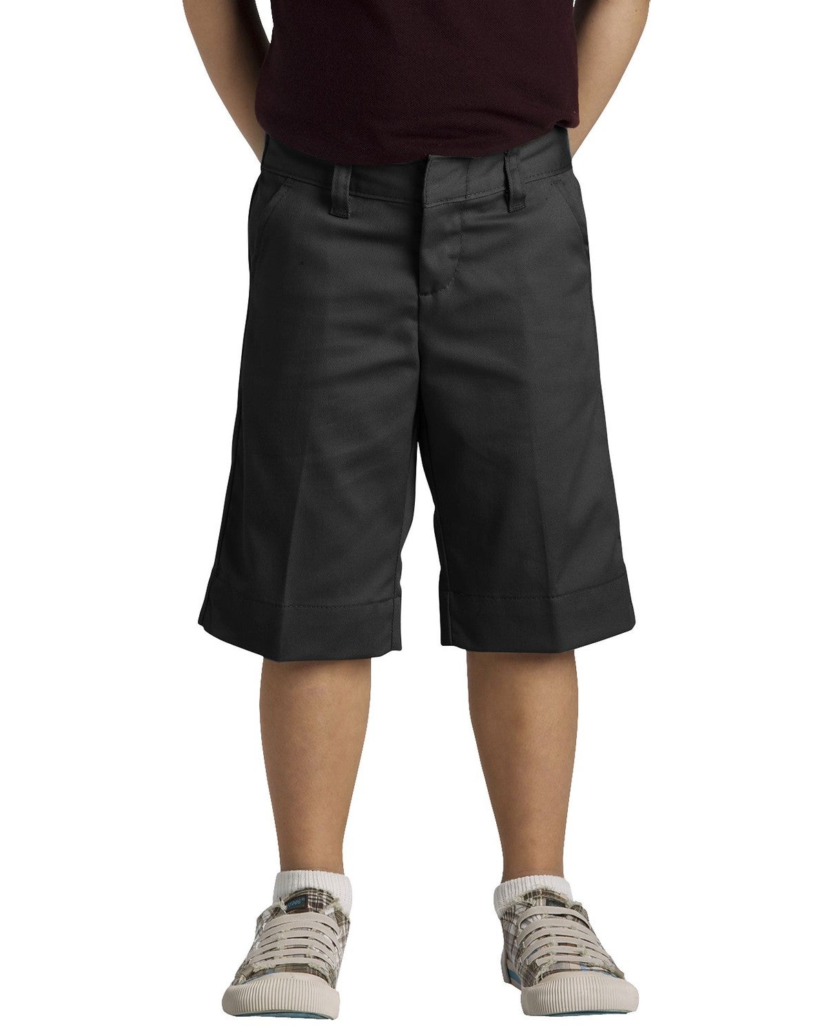 Dickies Girls' Stretch Bermuda Shorts 