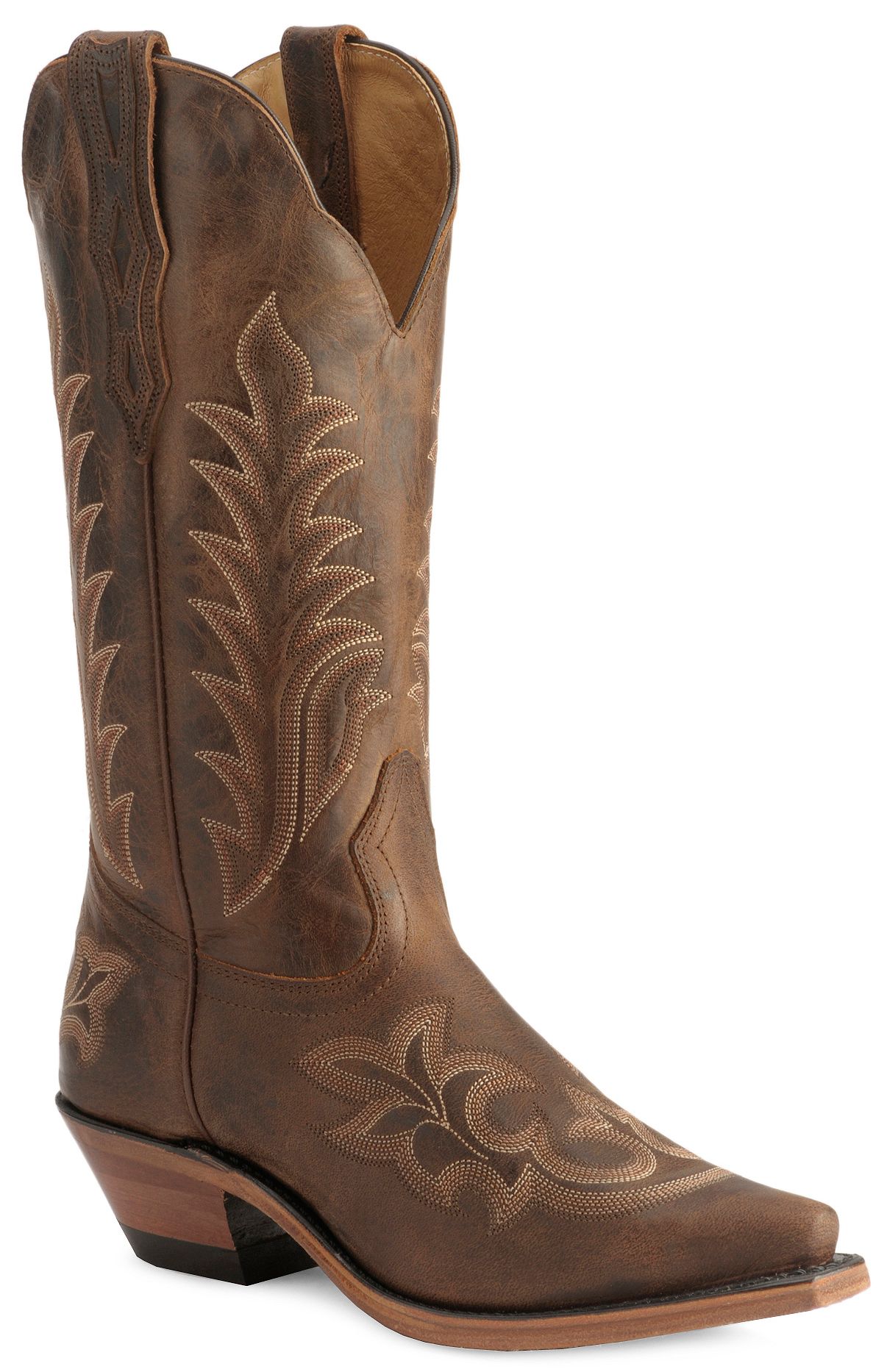 Boulet Fancy Stitched Vamp & Shaft Cowgirl Boots - Snip Toe | Sheplers