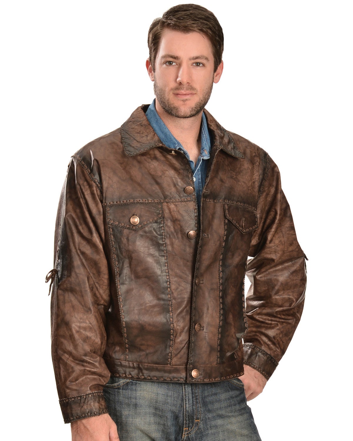 Kobler Leather Men's Rusty Leather Jacket | Sheplers (1200 x 1500 Pixel)