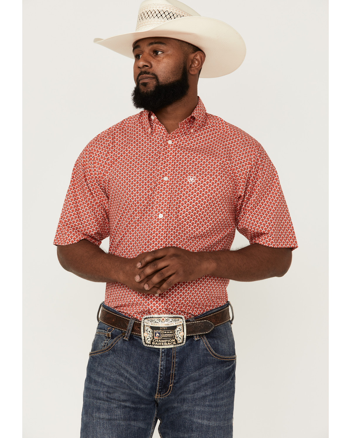 Ariat button up shirts short sleeve
