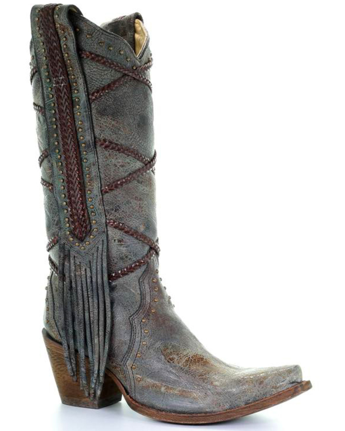 corral fringe cowboy boots