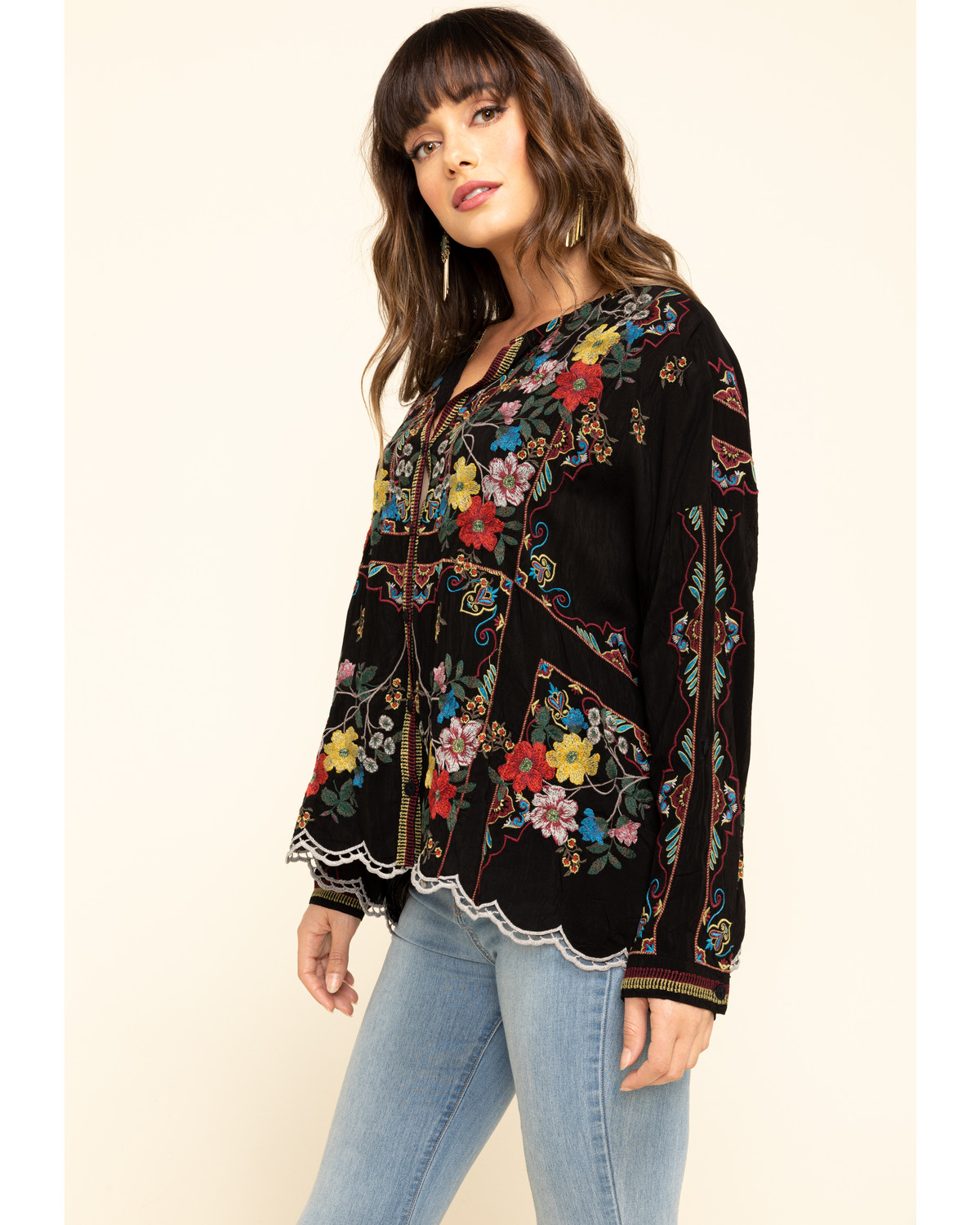 johnny was cabo button down blouse