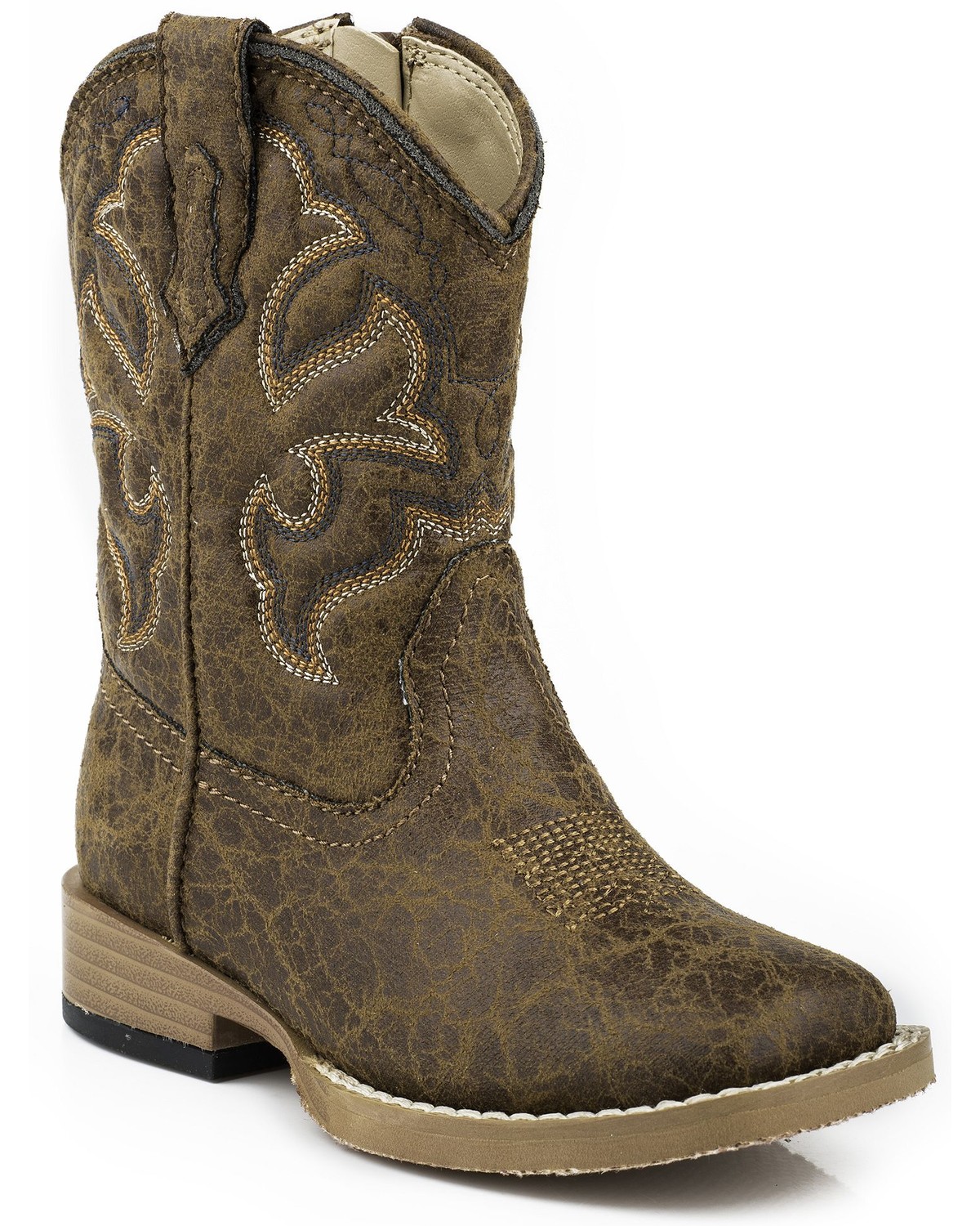 boys leather cowboy boots