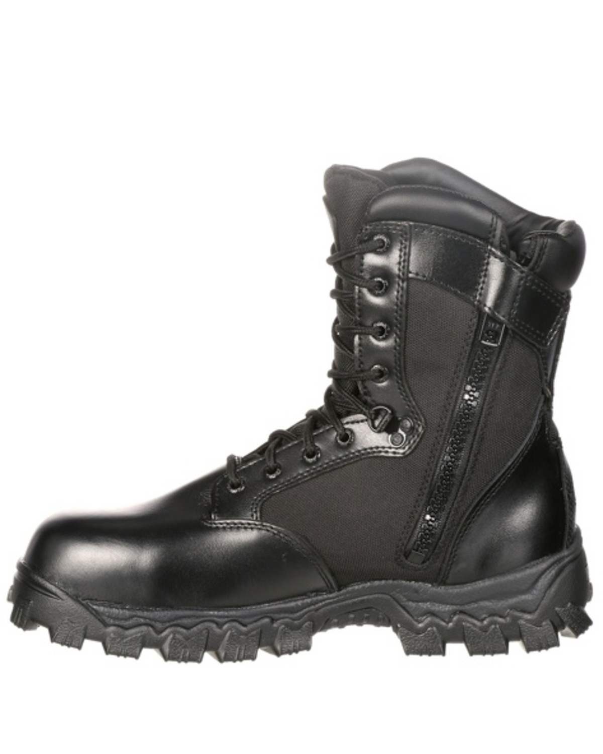 rocky alpha force 8 inch zipper boot