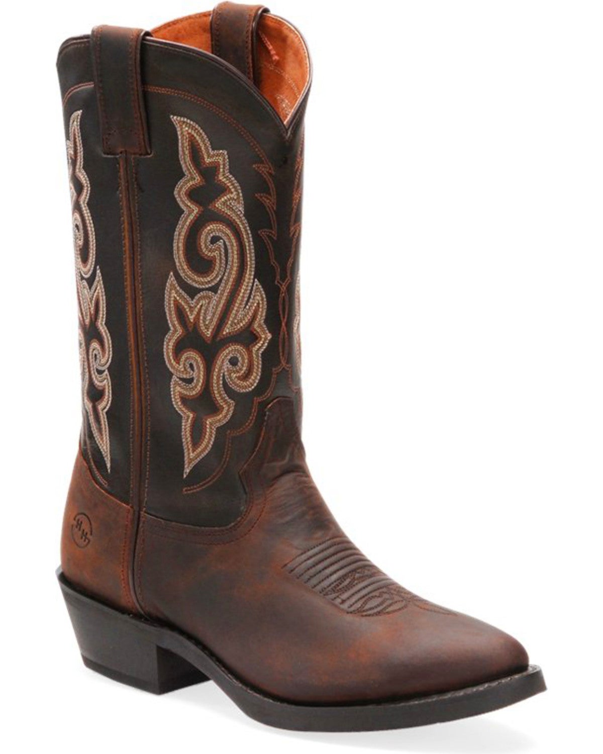 double h boots round toe