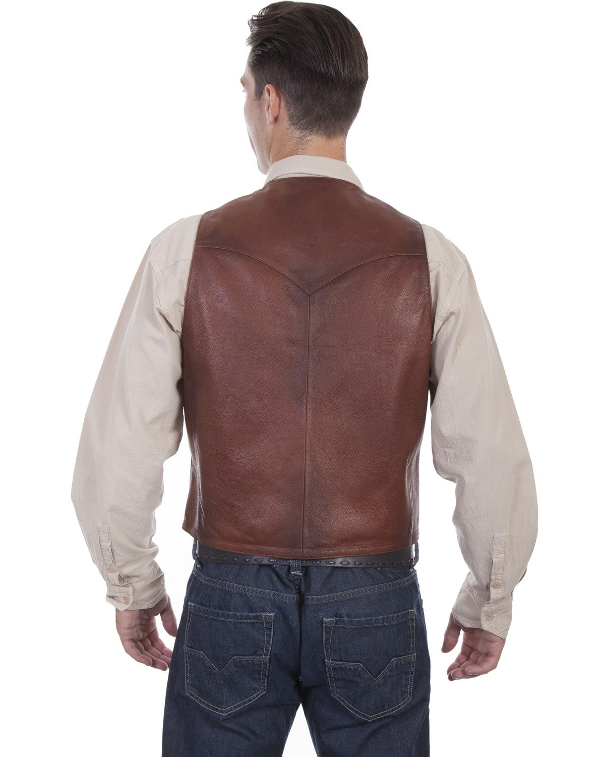 Scully Men's Classic Western Leather Vest Sheplers