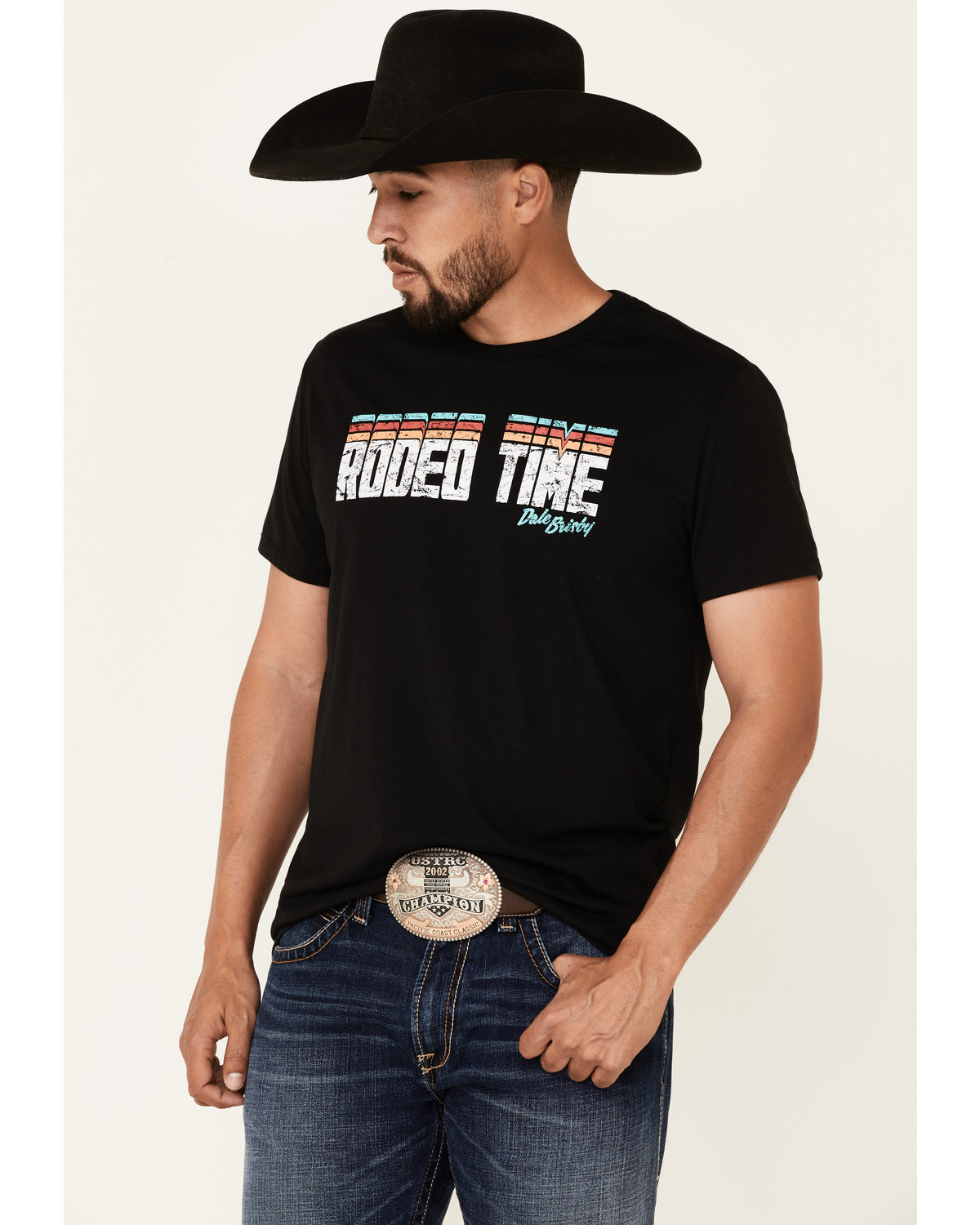 Dale Brisby Men's Rodeo Time Graphic Short Sleeve T-Shirt